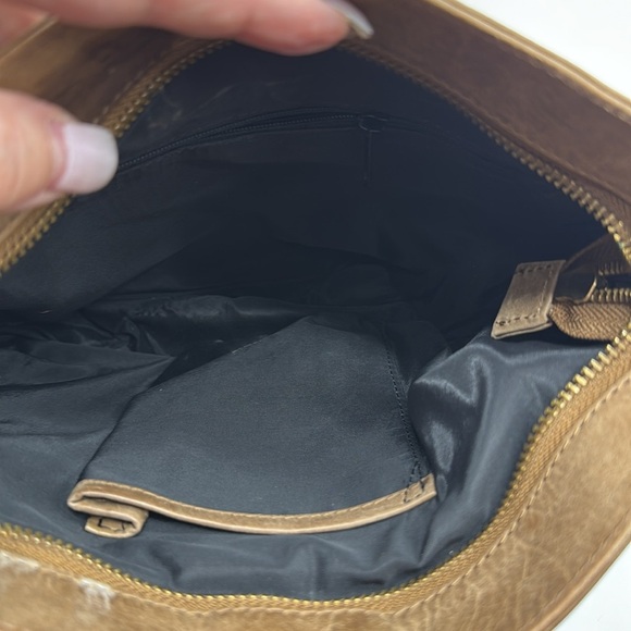 Estalon Brown Leather Crossbody Bag BRN7608C - Picture 10 of 13